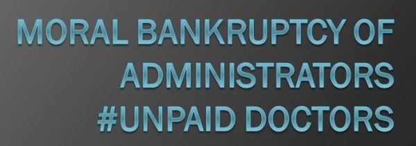 New Delhi: Doctors, nurses and paramedical staff of East Delhi Municipal Corporation-run hospitals continued their protest on Thursday as well over non-payment of salaries for four months. Meanwhile, an order issued by the medical superintendent of Swami Dayanand Hospital,