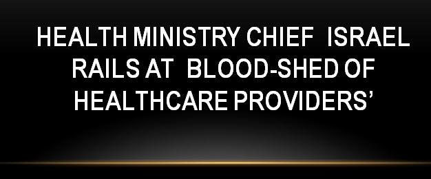 Nachman Ash rails at ‘atmosphere that permits blood[shed] of healthcare providers’; nurses’ union announces it will join work slowdown Violence against doctors has become a serious issue across the globe. The underlying basic reason for the omnipresent malaise is the altered doctor-patient equation globally and growing mistrust in the saviours. The mistrust is propagated by opportunist medical industry, media and law industry for their selfish motives as doctors are shown as front men for the failures. Poor outcomes are projected because of medical errors and mistakes. Every death is thought to be because of negligence rather than a natural complication of the disease. Because of the instigation