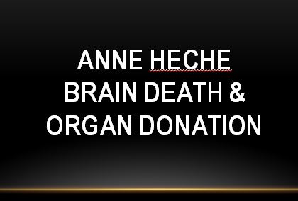 Brain dead patients are potential organ donors. Anne Heche, 53, had spent several days in a coma at the Grossman Burn Center at West Hills (California) Hospital and Medical Center after her Mini Cooper ran off the road Aug. 5 and smashed into a two-story home On Friday- Anne Heche (Hollywood actress ) had been declared brain dead, although she remained on life support for organ donation, a rep for the actress told The Hollywood Reporter on Friday. According to the actress’ publicist Holly Baird, Heche is “legally dead according to California law.” However, her heart is still beating and she has not been taken off of life support so that “OneLegacy can see if she is a match for organ donation.” The actress’ team had previously shared an update on her health Thursday, stating that she suffered a severe anoxic brain injury and wasn’t expected to survive following an Aug. 5 car crash. According to Baird, the star had been hospitalized in a coma and in critical condition since the accident. The actress crashed her car into a two-story home in L.A.’s Mar Vista neighborhood, sparking a fire, according to a Los Angeles Fire Department report.